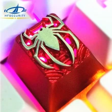 [HFSECURITY] [HF Keycaps]Backlight Spider Metal Keycaps for Mechanical Keyboard Gamer Colorful Alloy Mechanical Keycaps