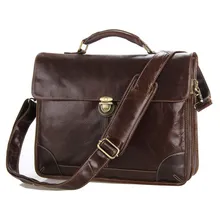 Cowhide Men’s Handbags Leather Men Crossbody Bags Men’s Shoulder Laptop bag