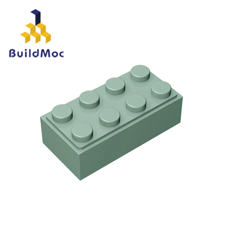 BuildMOC совместимые сборы частицы 3001 2x4 для строительных блоков детали сделай сам