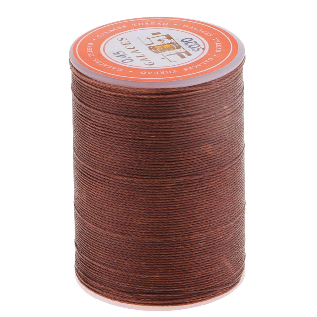 12 Colors 0.45mm Durable Leather Sewing Waxed Thread Cord For DIY Handicraft Tool Hand Stitching Thread 85 Meters