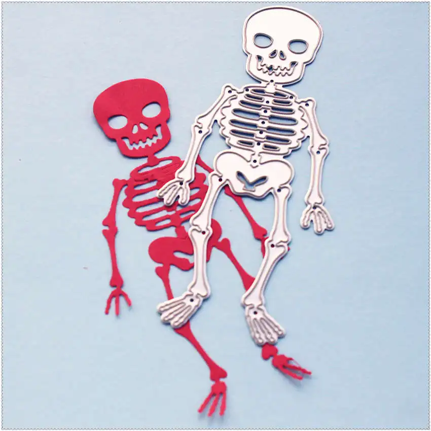 

PANFELOU Metal craft The skeletons paper die cutting dies for Scrapbooking/DIY Christmas wedding Halloween cards