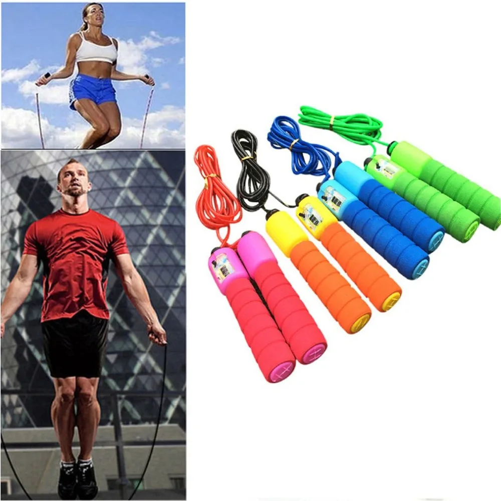Kentew Durable Adjustable Automatic Counting Skipping Rope Fitness Aerobic Exercise Tool Training Equipment 