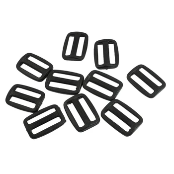 

Luggage Bag Replacement Plastic 1" Side Rectangle Buckle 10 Pcs
