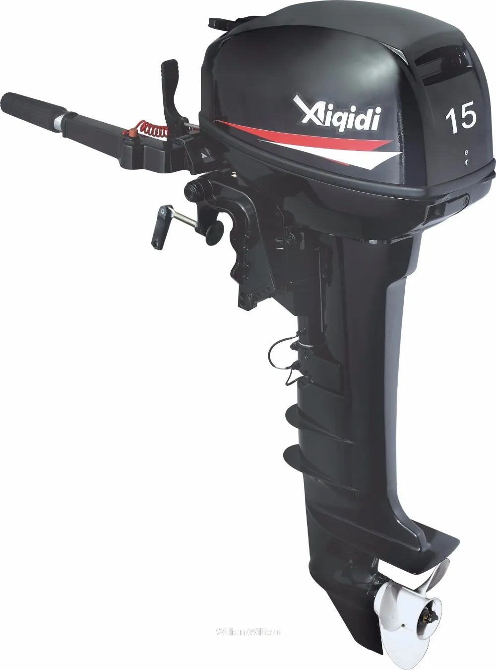/розничная Anqidi 2 тактный 15 л.с. с водяным охлаждением подвесной/подвесной мотор/резиновая лодка мощность