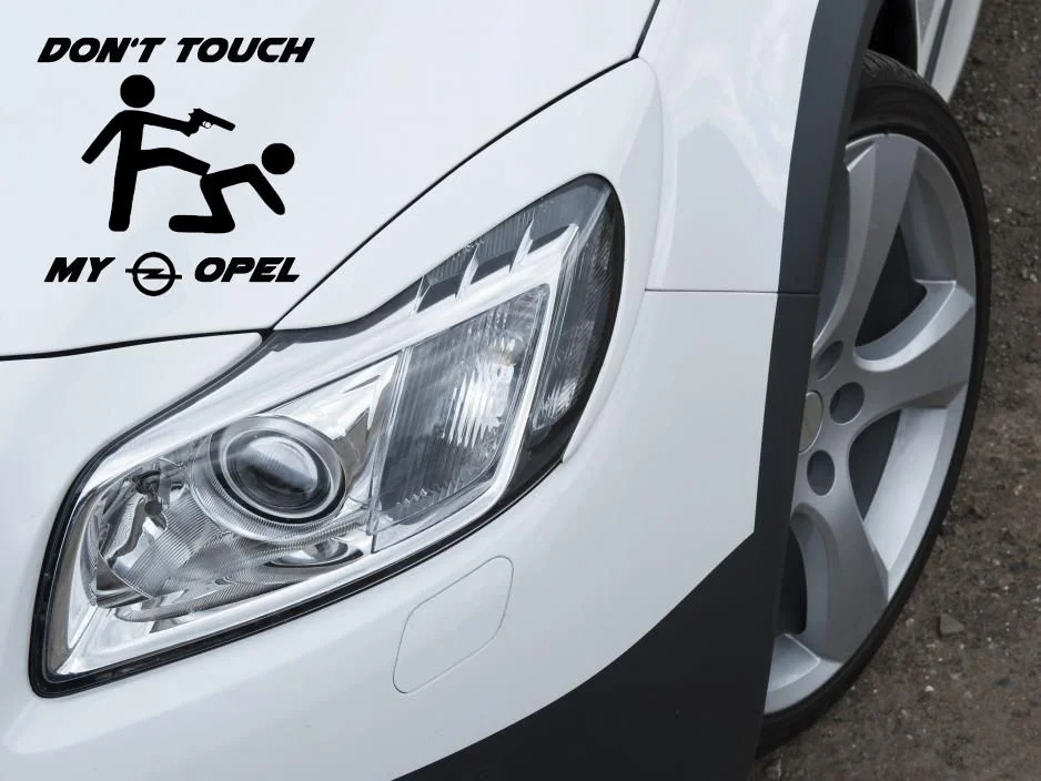 Наклейка Don't Touch my Opel Auto kleber Astra GSI Спортивная наклейка для автоспорта 15 см |