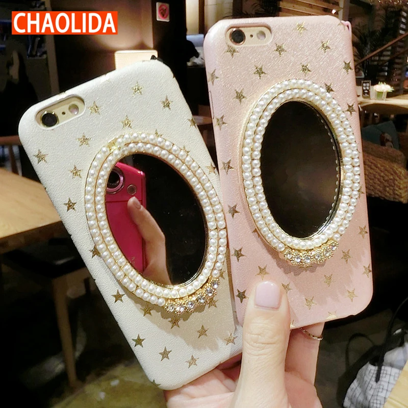 Женский чехол для Iphone X CHAOLIDA роскошный зеркальный 6 6s 7 8 Plus Модный девочек