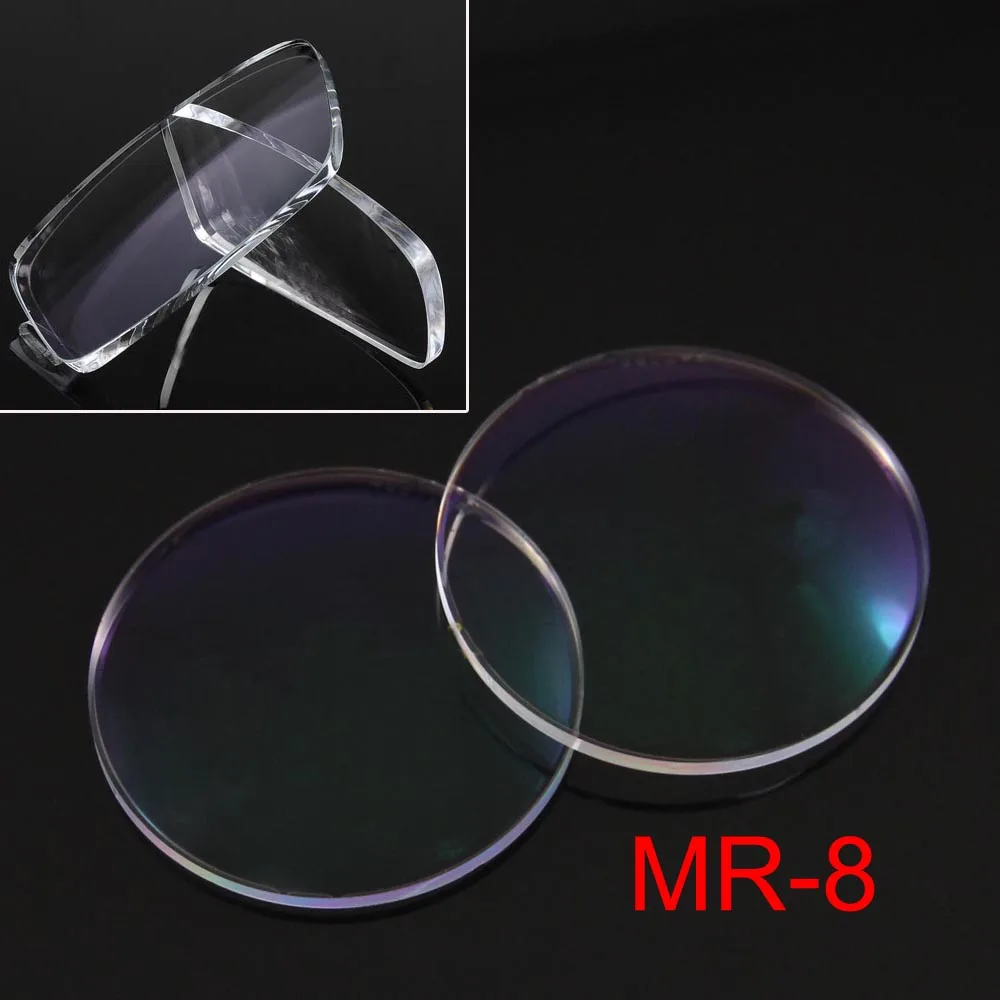 

MR-8 Lenses 1.60 Index Polyurethane Resin Lens HMC UV Reflective Coating Aspheric Lens Optical Glasses Myopia Reading Lens