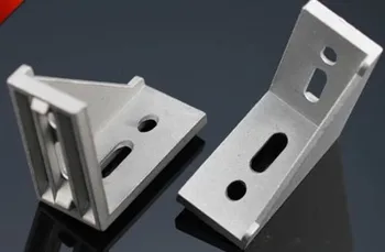 

10PCS 4080 corner fitting angle aluminum 40 x 80 connector bracket fastener match use 4040 industrial aluminum profile