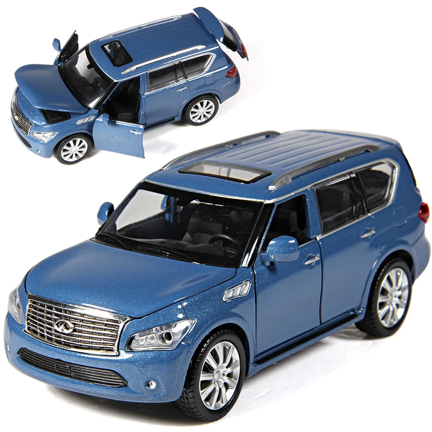 CaiPo 1:34 QX56 внедорожник игрушечных автомобилей сплав для модели задерживаете