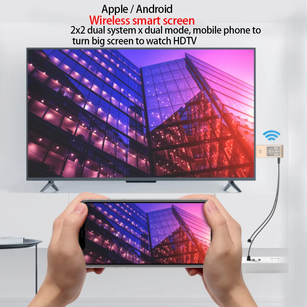 Digital HDMI Adapter Media Video Streamer TV Stick Wireless Display Dongle Screen Receiver IOS Android Windows