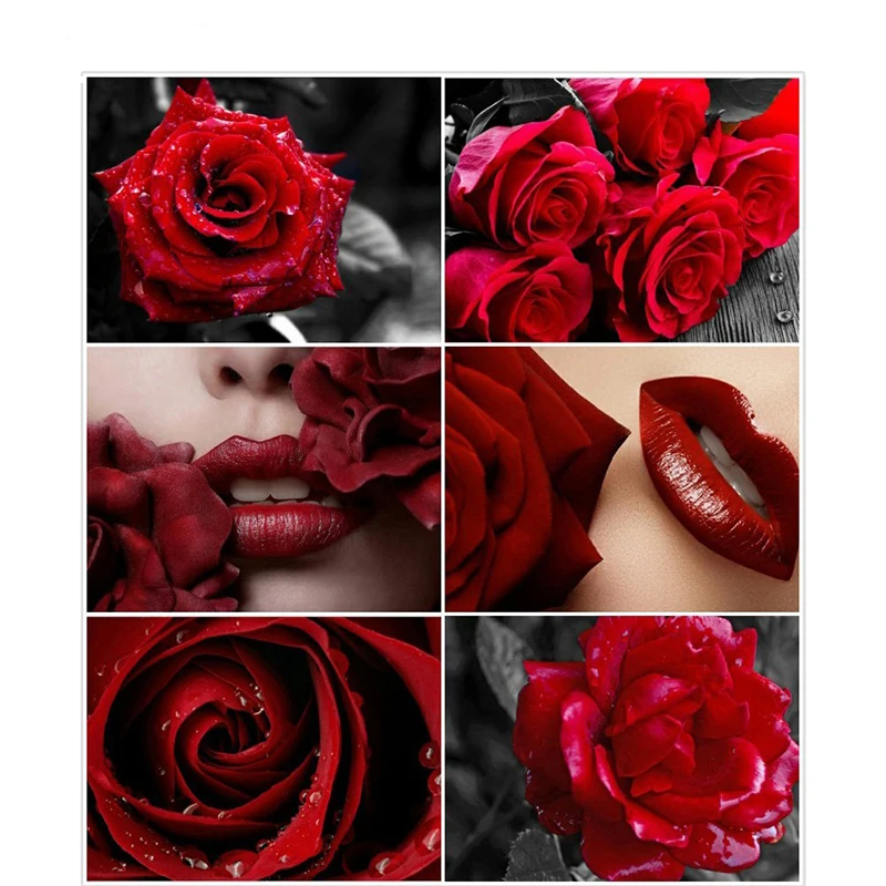 EverShine-Diamond-Painting-Red-Rose-And-Red-Lip-Diamond-Embroidery-Flowers-Picture-Of-Rhinestones-Handmade-Art