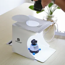 Mini Folding Lightbox Photography Studio Soft box LED Light photo Soft Box for iPhone DSLR Camera Photo backdrop cube box
