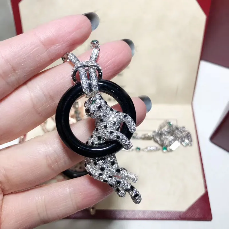 

Party jewelry cubic Zircon ANIMAL pendants necklaces for women
