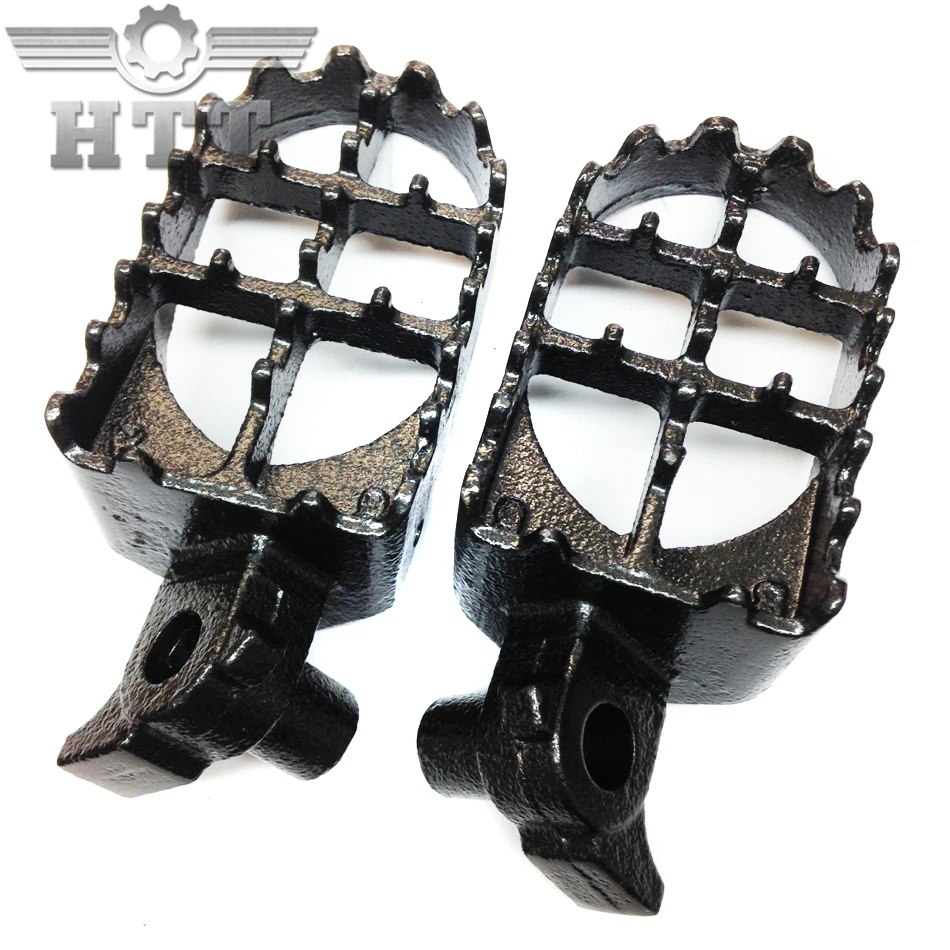 Aftermarket мотоцикла гоночные подножки для hon CR500R CR250R CR125R YZ125 YZ250 WR400F YZ400F серый