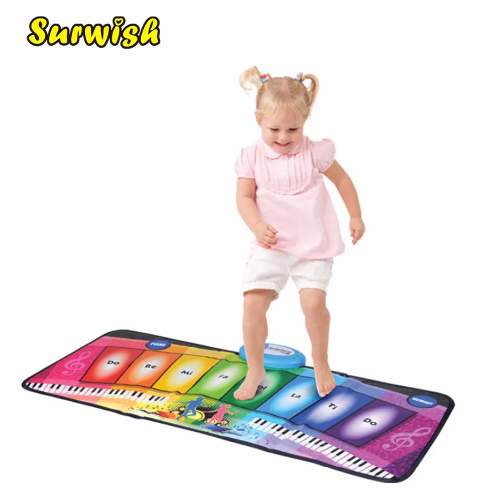 

Kids Battery-powered Piano Musical Touch Play Mat Music Creeping Carpet Child Toy Gift - Colorful