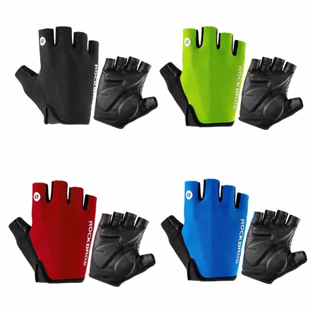

Bicycle Bike Half Fingger Gloves Shockproof Breathable Men Women Summer MTB Mountain Sports Cycling Gloves