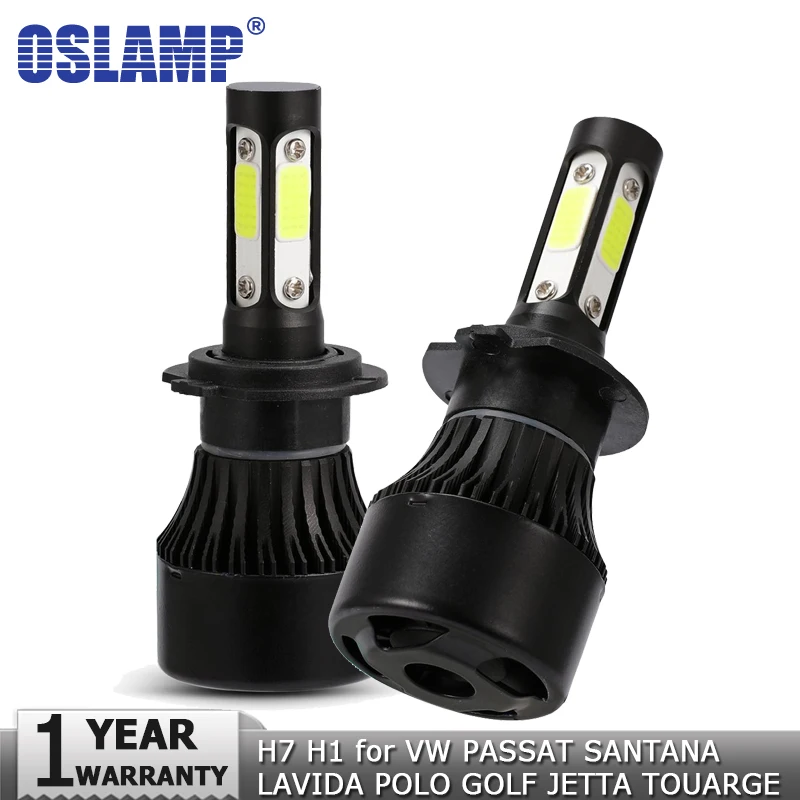 

Oslamp 4 Side 100W 10000LM H7 Car LED Headlight Bulbs Headlamp for VW PASSAT SANTANA CANDY LAVIDA POLO GOLF JETTA SENIA TOUARGE