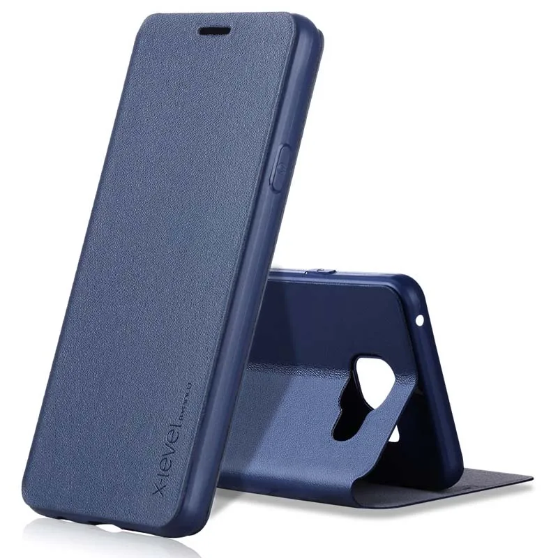 

X-level Original Ultra Thin Slim Flip Case Leather TPU Book Cover For Samsung Galaxy M20 M10 A40 A50 A70 Phone Case KS0225