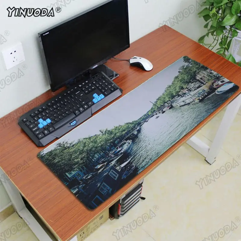 Yinuoda 2018 New Street shooting DIY Design Pattern Game mousepad Rubber PC Computer Gaming mousepad
