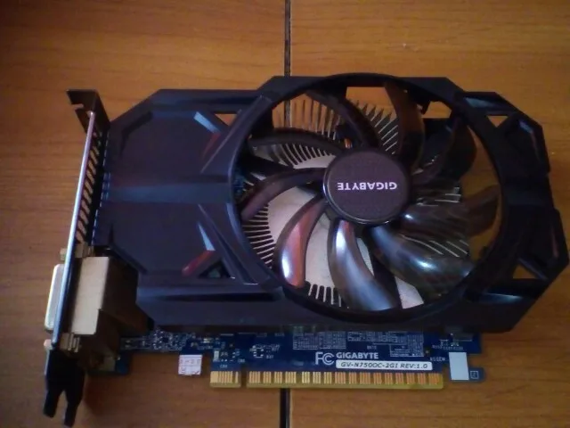 Видеокарта GIGABYTE GTX 750 2 Гб 128 бит GDDR5 видеокарты для nVIDIA Geforce GTX750 Hdmi Dvi используется VGA карты в продаже GV-N750OC