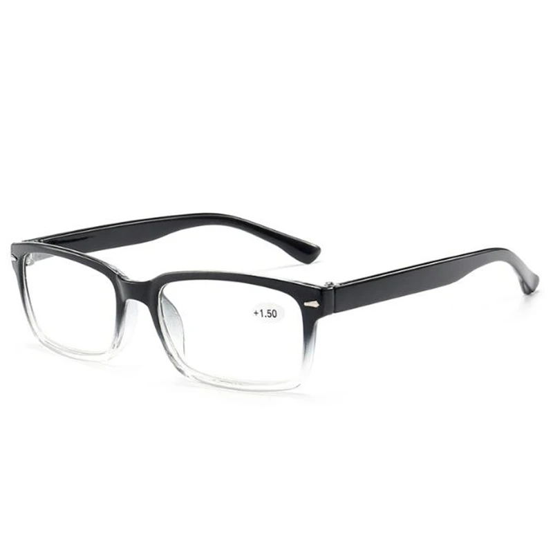 Ретро Полный каркас зеркало для чтения HD Смола Градиент цвета модные световые очки для чтения