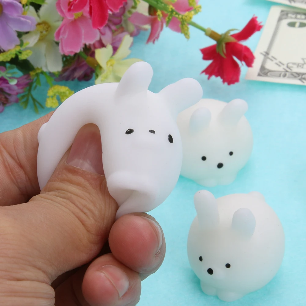 Anti stress Squeeze Ball Toy Seals Owl Emotion Vent Ball Resin Doll Antistress Stress Reliever