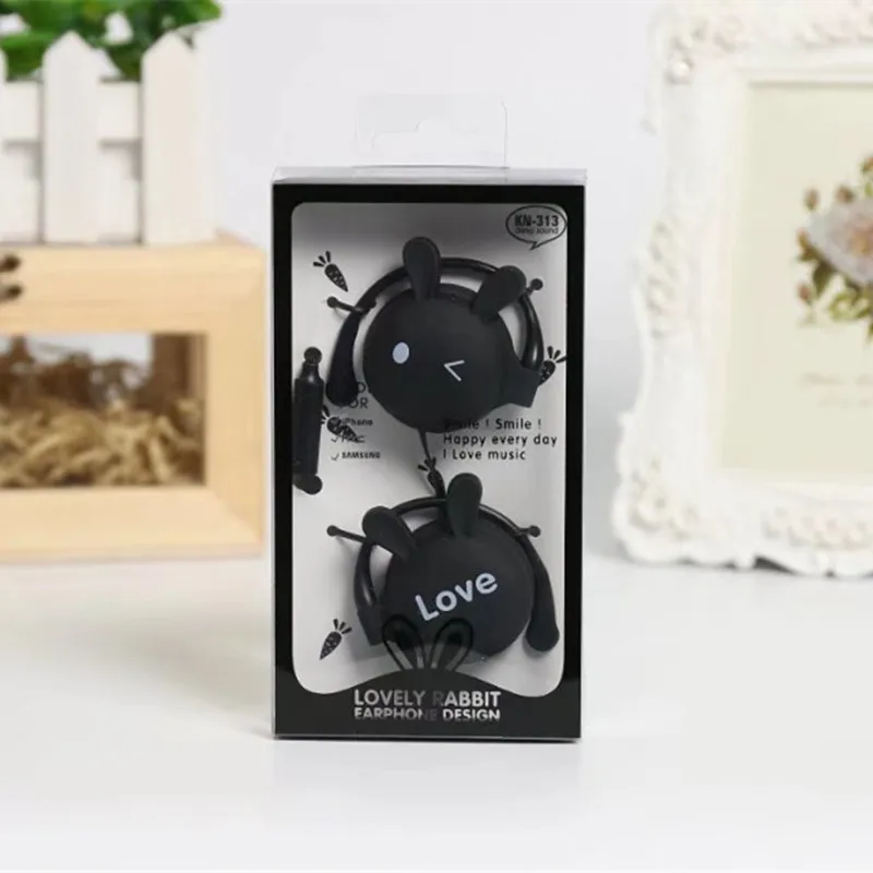 CHICLITS-Cartoon-Lovely-Rabbit-Earphone-3-5mm-Stereo-Ear-hook-Wire-Control-With-Mic-Earplugs-For (4)