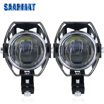 

2pcs Universal Motorcycle LED Headlight Motorbike Fog lamp motocross car styling accessories bulb U5 chips