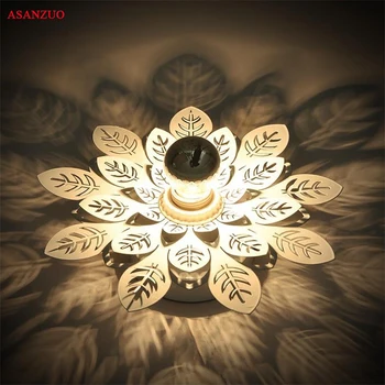 

Modern Creative Shadow Effect Lamp Leaf Shaped Metal Surface Mounted Embedde LED Ceiling lamp for Hotel Balcony Hallway Bedroom