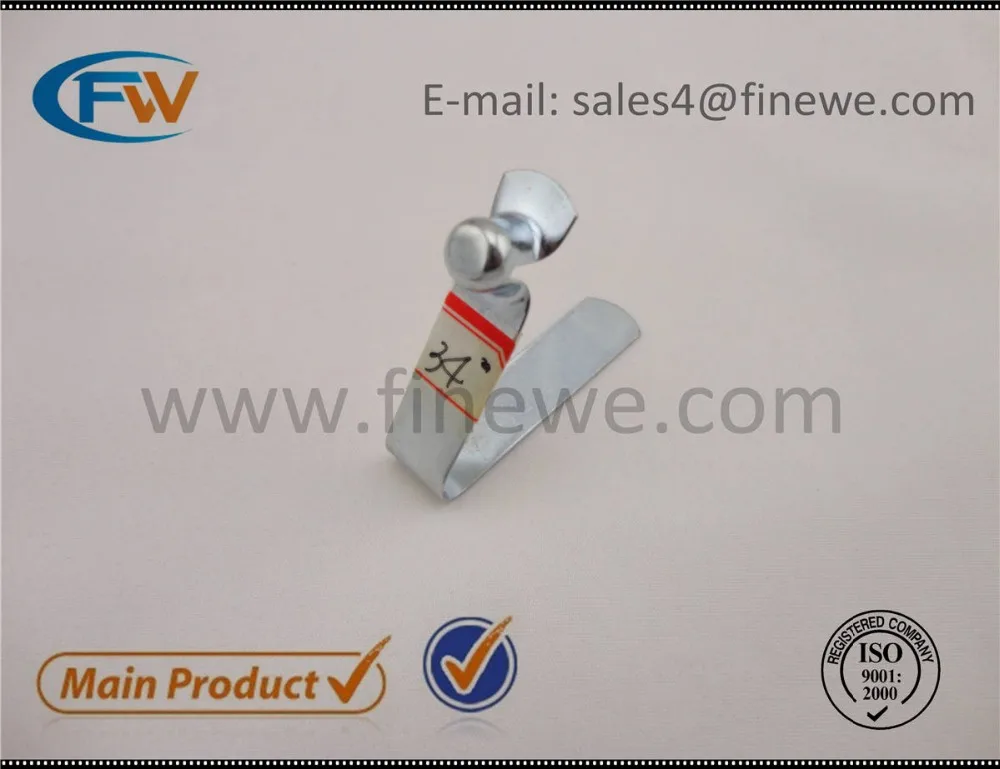 Manufacture galvanized tube spring clips for Tubing Spring Clips Clamp