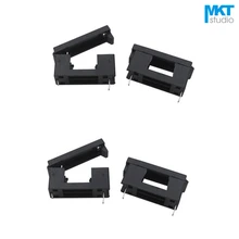 100 шт Черный Держатель предохранителя основа розетка с крышкой для 5*20 мм, Стеклянная трубка предохранитель