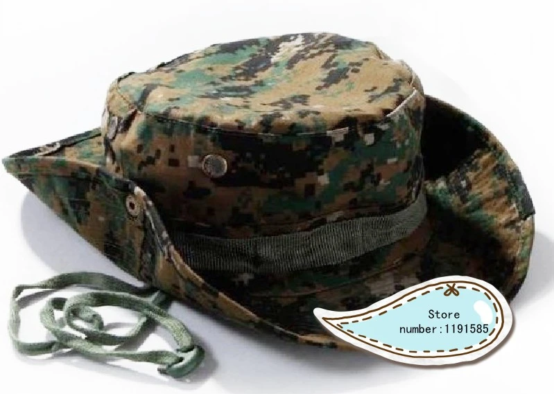woodland camo boonie hat