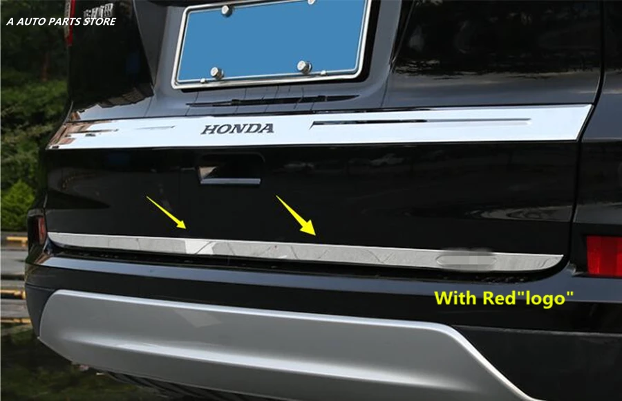 Stainless steel Rear Tail Gate Molding Trim Cover For HONDA CRV CR-V 2012-2015