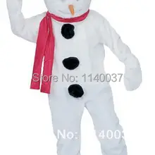Талисман белый костюм снеговика взрослый размер счастливый Winnter Рождество праздник Mascotte наряд костюм кунг-фу панды