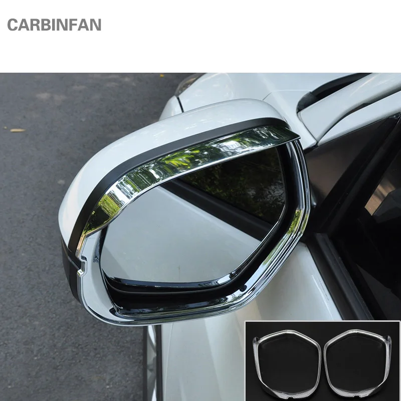 

Car Styling ABS Chrome Rearview mirror eyebrow Cover Trim for Honda HRV Vezel 2015 2016 Auto Accessories 2pcs/set C24