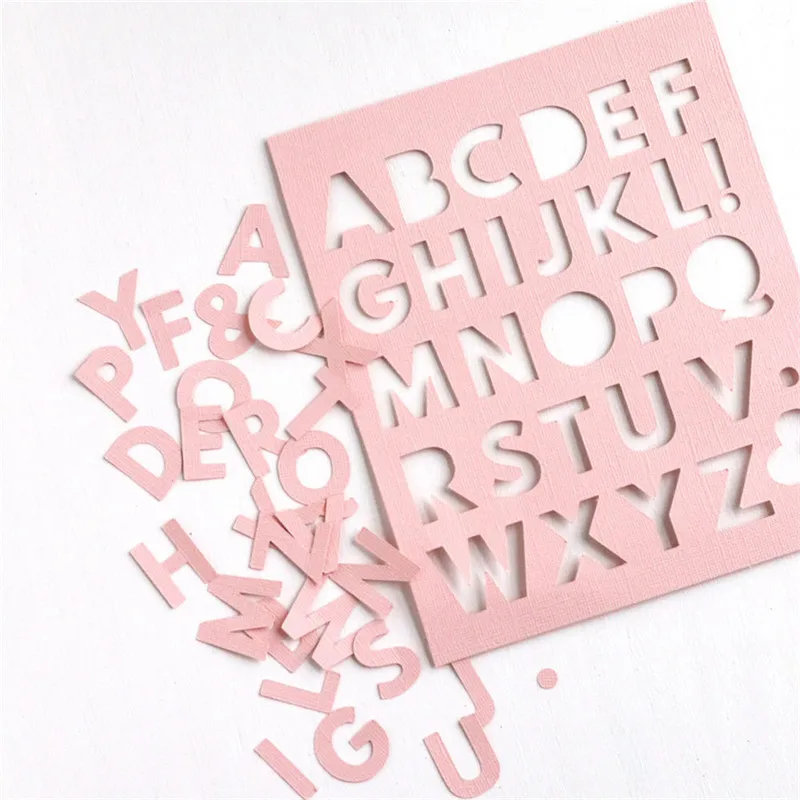 Buy GJCrafts 26 Alphabet Dies ABC Metal Cutting Dies for Card Making