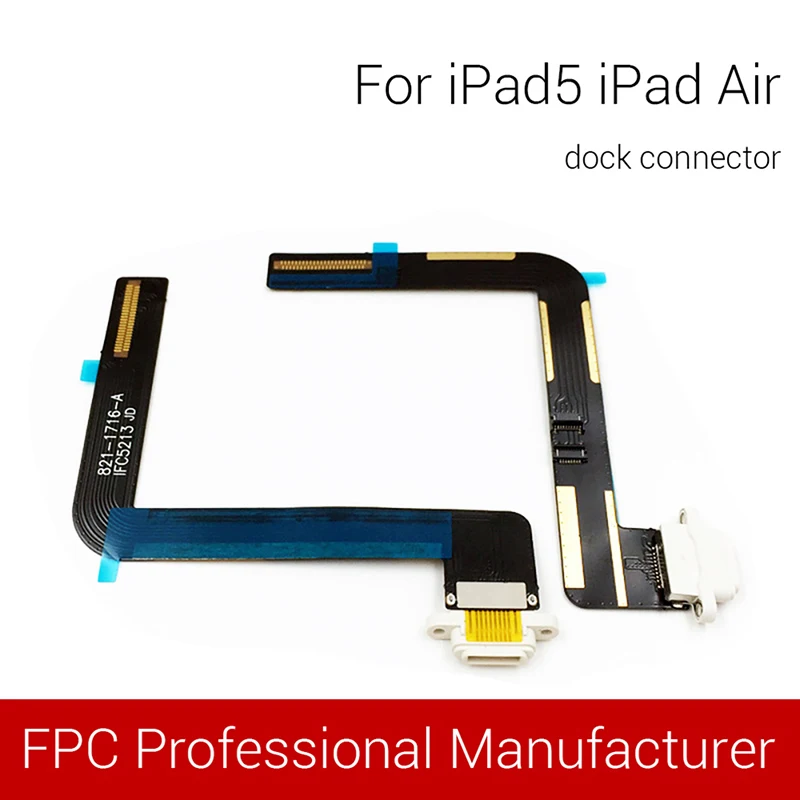 1 шт. для iPad5 iPad Air A1474/75 A182 usb зарядный порт док-станция гибкий кабель