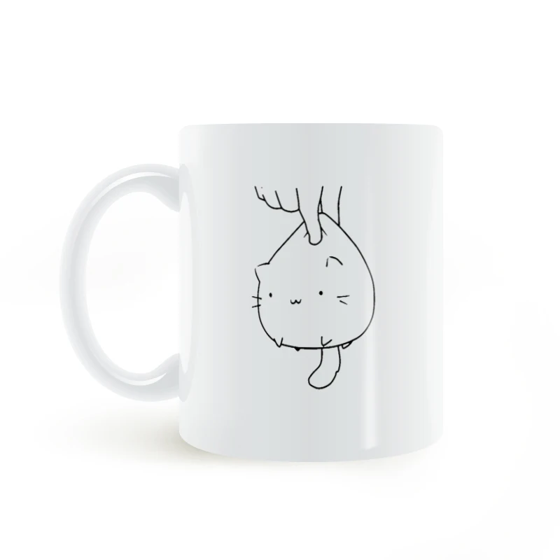 

Adorkable Cute Small Cat Mug Coffee Milk Ceramic Creative DIY Gifts Home Decor Mugs 11oz T295