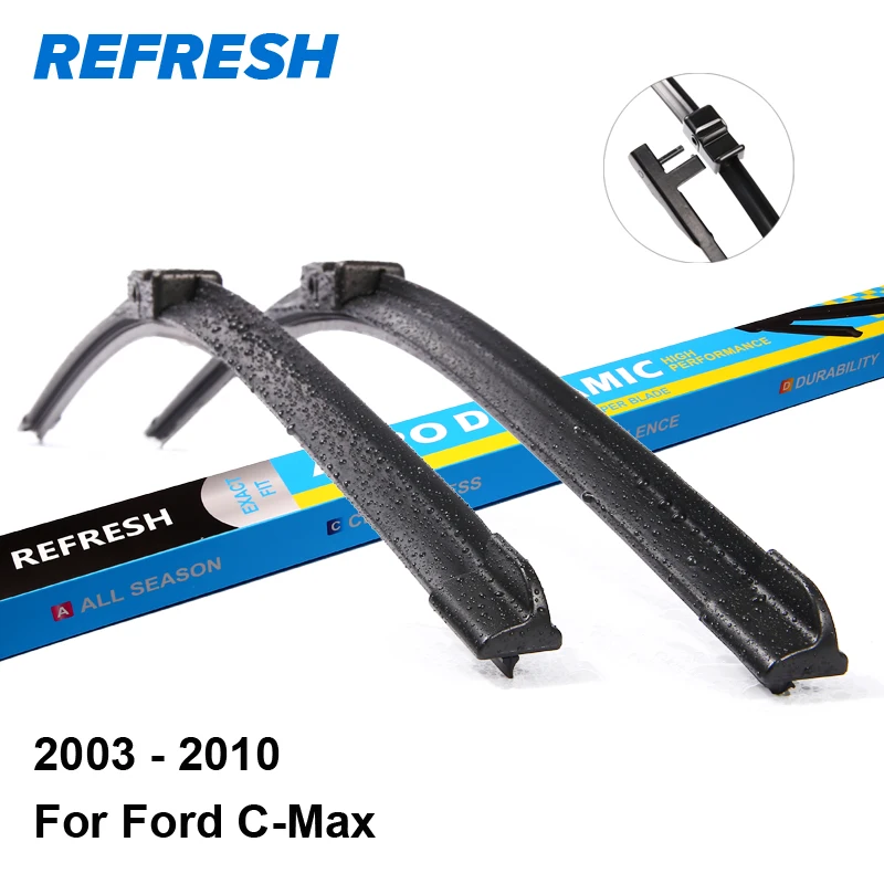 Prix pour Rafraîchir Lames D'essuie-Glace pour Ford C-Max 26 "& 19" Fit Side Pin Bras 2003 2004 2005 2006 2007 2008 2009 2010 Prix pour Rafraîchir Lames D'essuie-Glace pour Ford C-Max 26 "& 19" Fit Side Pin Bras 2003 2004 2005 2006 2007 2008 2009 2010