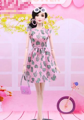 Одежда для кукол платье красивое платье для BB fr куклы BBI933 - Цвет: a dress only