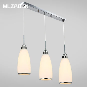 

MLZAOSN New Restaurant Chandelier Modern Simple Restaurant Lamp Pendant Lamp Creative Small Meals Three LED Garden Lamps