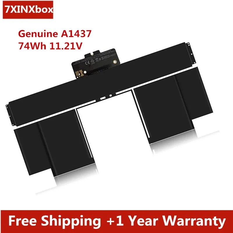 7XINbox 74Wh 11 21 V A1437 батарея для Apple MacBook Pro 13 &quot13 3&quot Retina A1425 конец 2012 ранняя версия 2013