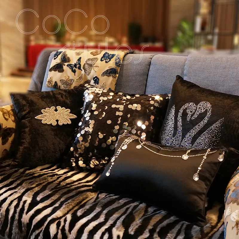 

Cocostyles InsFashion luxury handmade chic cushion for elegant modern home decor