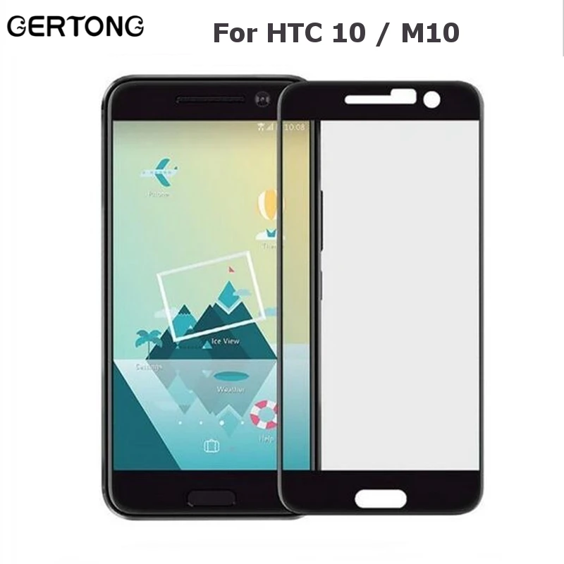 

GerTong Full Cover Tempered Glass For HTC One 10 M10 / 10 Lifestyle M Screen Protector Film 5.2" Protective Case Glass
