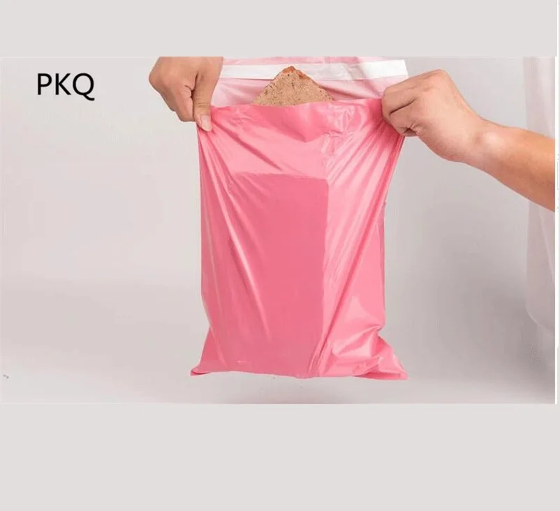 

100pcs Pink Courier Bags Big Size Self Adhesive Plastic Poly Shipping Bag small Express Envelope Mailing Bags Pouch Storage Bag