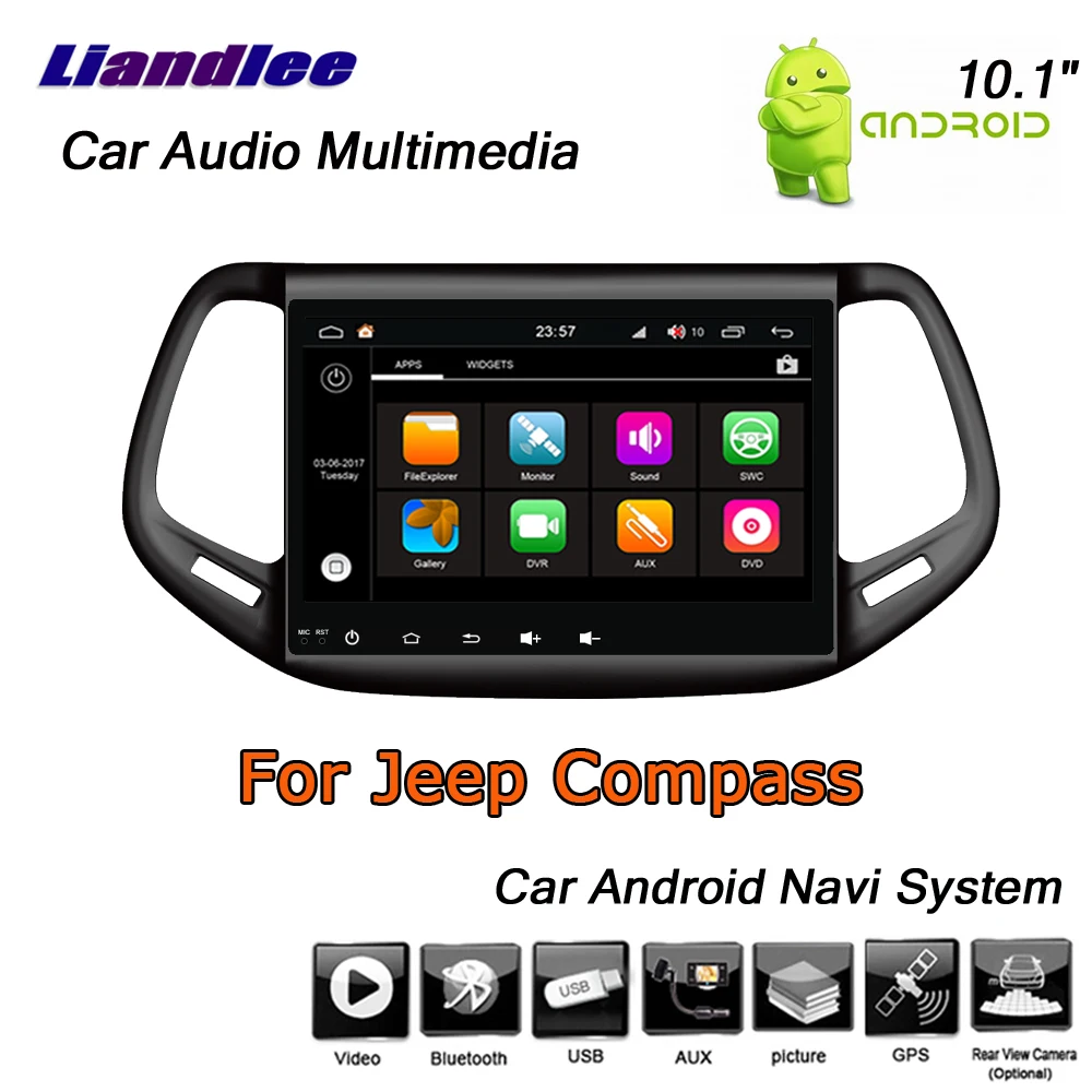 Cheap Liandlee Android 8 UP For Jeep Compass 2016~2019 Stereo Car Radio Carplay Camera Wifi GPS Map Navi Navigation System No CD DVD 2 Cheap Liandlee Android 8 UP For Jeep Compass 2016~2019 Stereo Car Radio Carplay Camera Wifi GPS Map Navi Navigation System No CD DVD 2