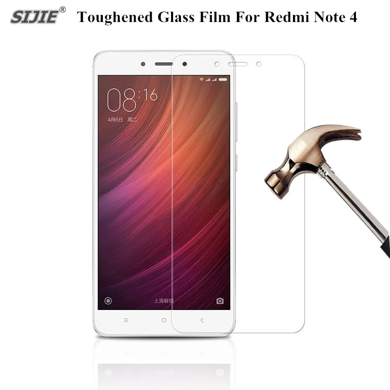 

9H Tempered Glass For Xiaomi Redmi Note 4 HD Screen Protector smartphone Smudge proof Toughened Protective Film