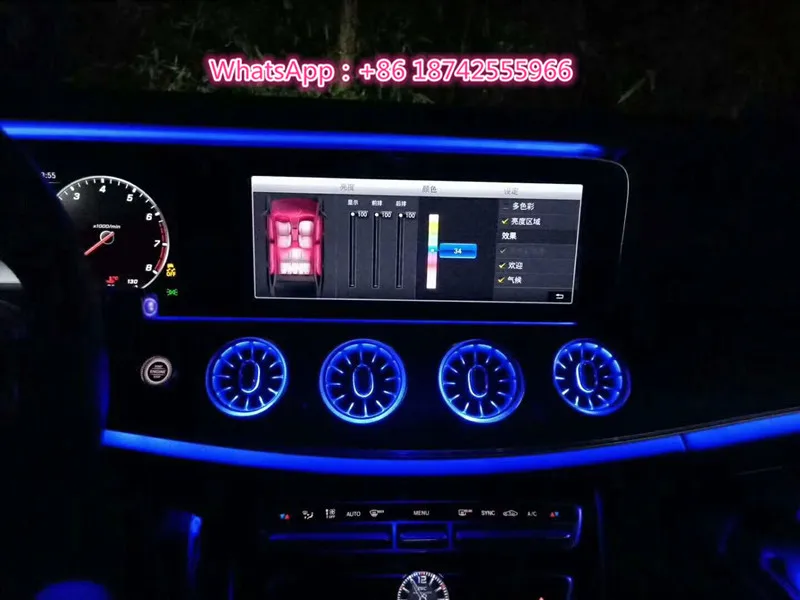 Us 350 0 E Class W213 E200l E320l Air Conditioning Turbine Outlet Led Interior Lights For E200l E320l Air Vent Ambient Lights In Body Kits From