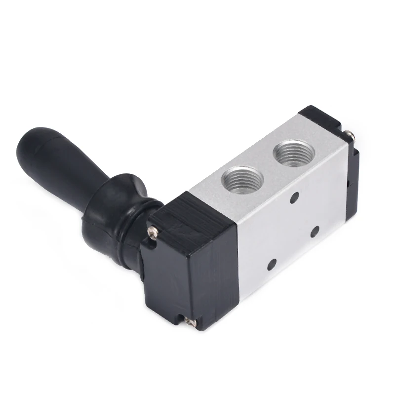 

5 Port 2 Position Pneumatic Air Valve 1/4" PT Hand Pull Lever Operated Pneumatic Valve 4H210-08