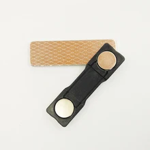 100 шт сильное магнитное название значок тега шпильки магнит ID держатель металлическая карта набор 45x13 мм